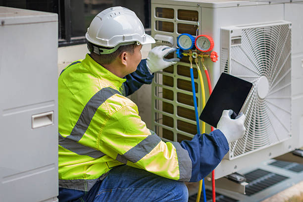 Professional Ductwork Repair technician working in Lake Cicott, IN